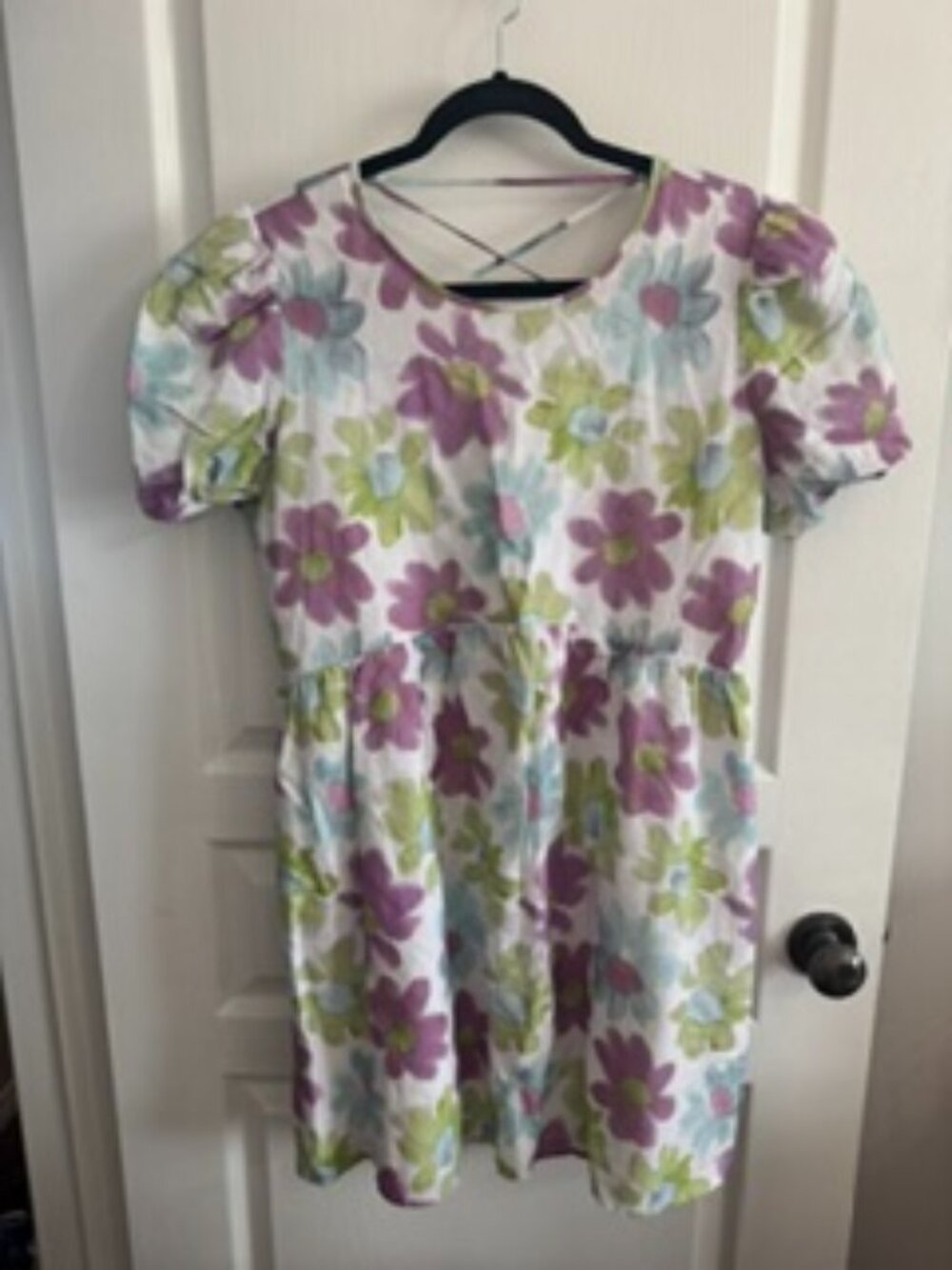 Sunday Best by Aritzia Linen Floral Mini Dress – Size Large